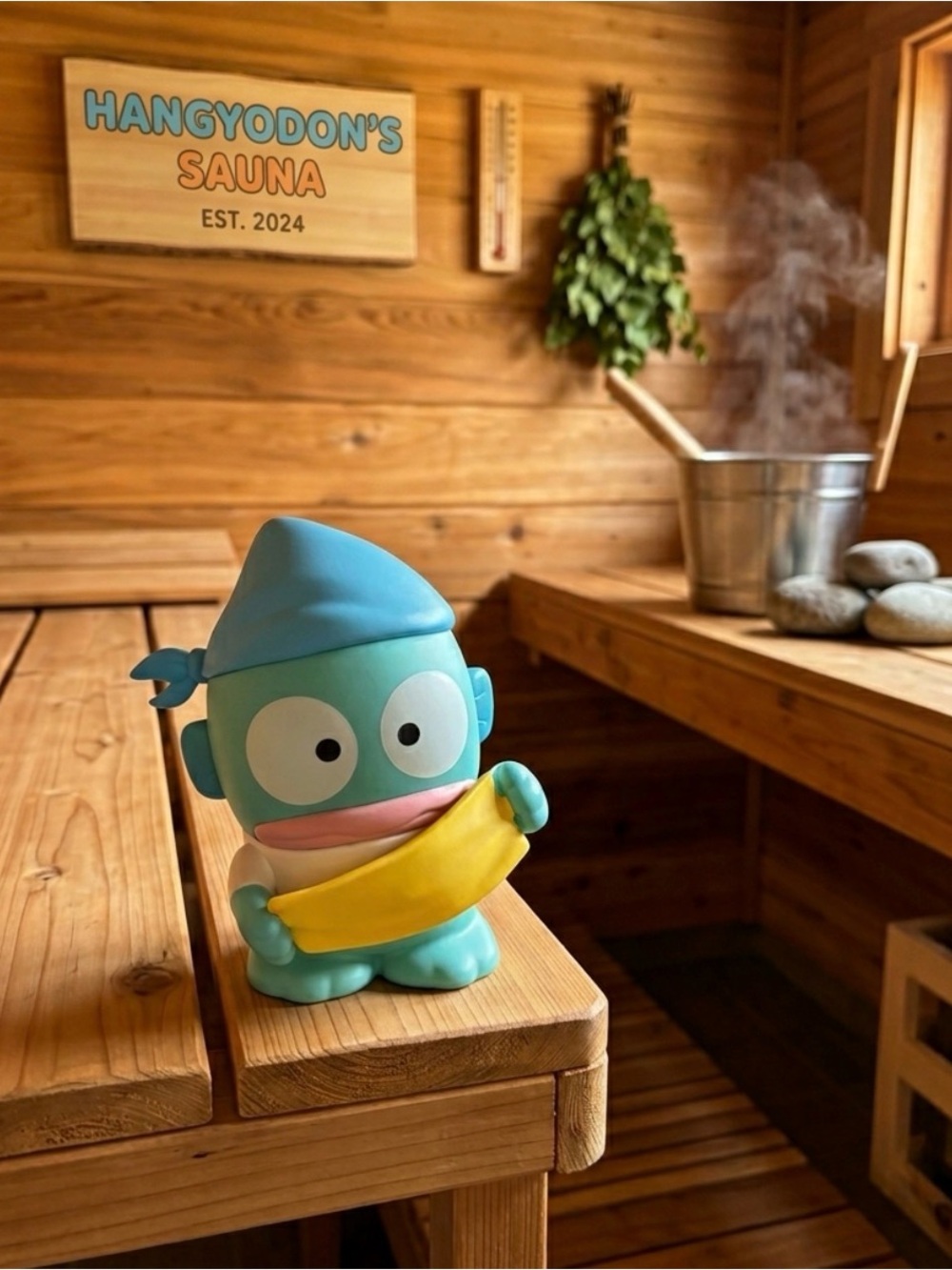 🛁 Hangyodon Let’s Take a Sauna Series Toy Figure 🛀